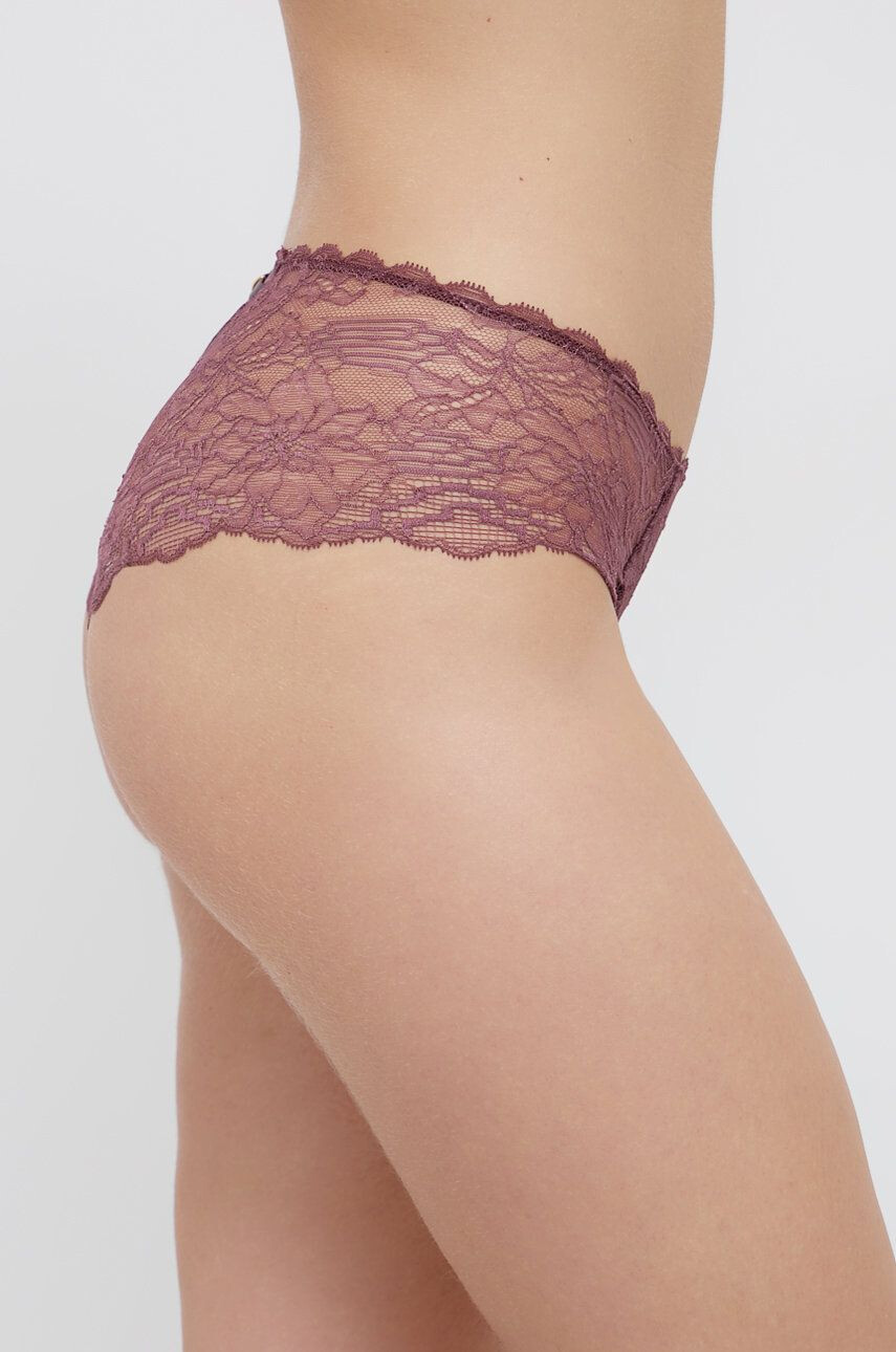 Chantelle Chiloți culoarea violet transparent - Pled.ro