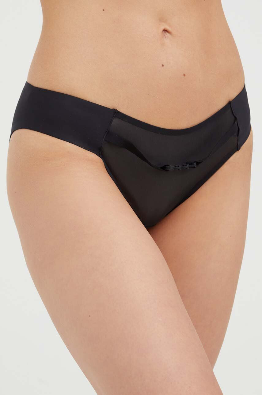 Chantelle X Chantelle chiloti culoarea negru transparent - Pled.ro