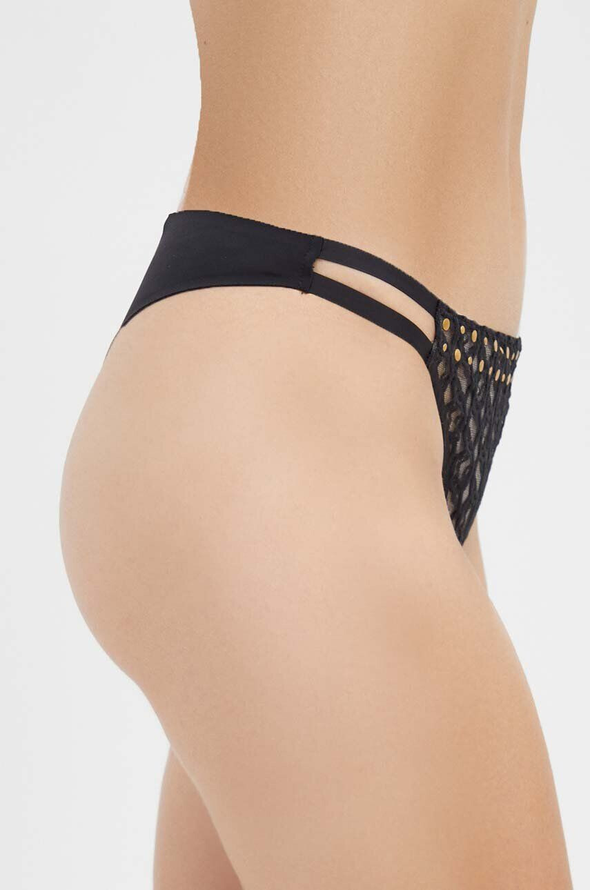 Chantelle X chiloti brazilieni culoarea negru - Pled.ro