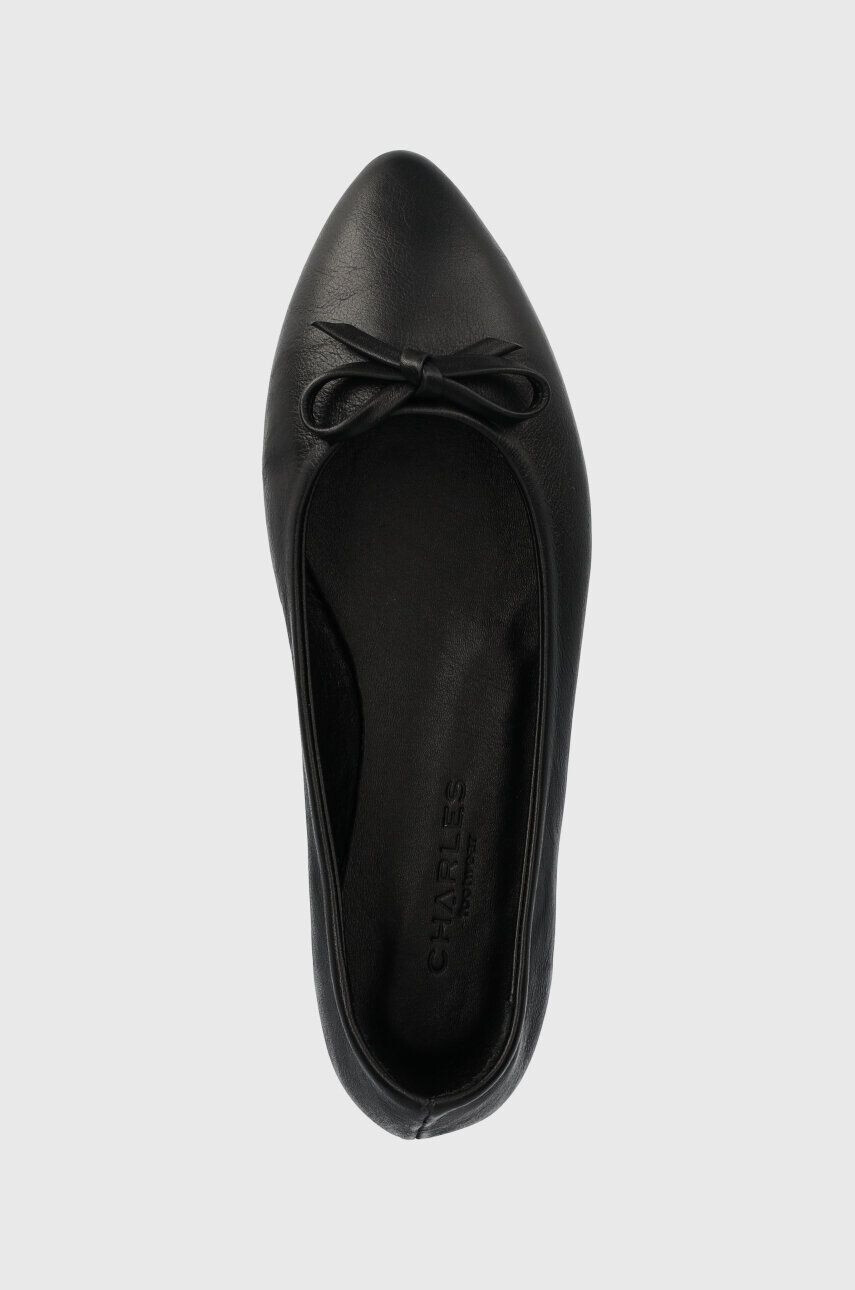 Charles Footwear balerini de piele Anastasija culoarea negru Anastasija.Ballerina.B - Pled.ro