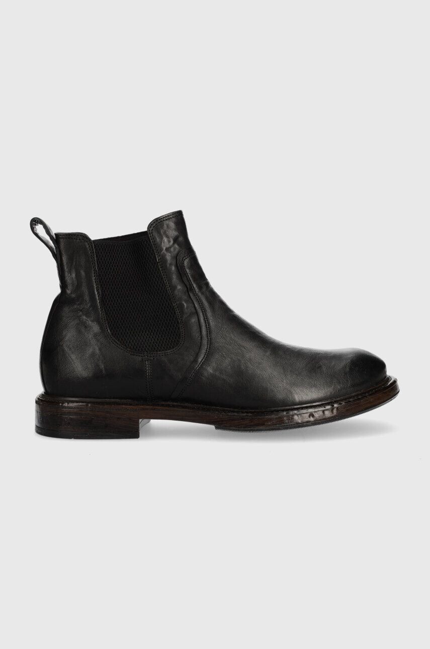 Charles Footwear ghete chelsea de piele James barbati culoarea negru James.Boots.Black - Pled.ro