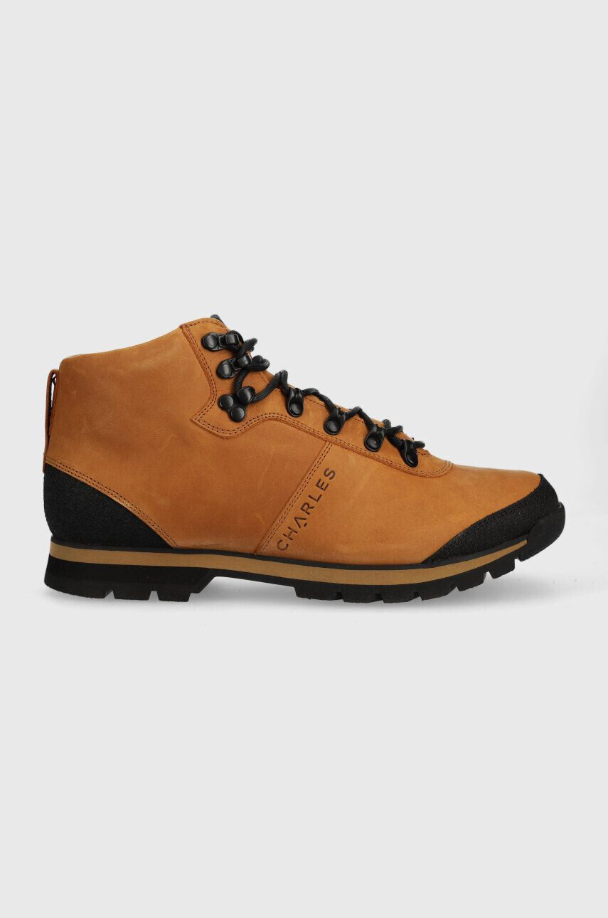 Charles Footwear pantofi de piele intoarsa Carney barbati culoarea maro Carney.Hiker.Yellow - Pled.ro