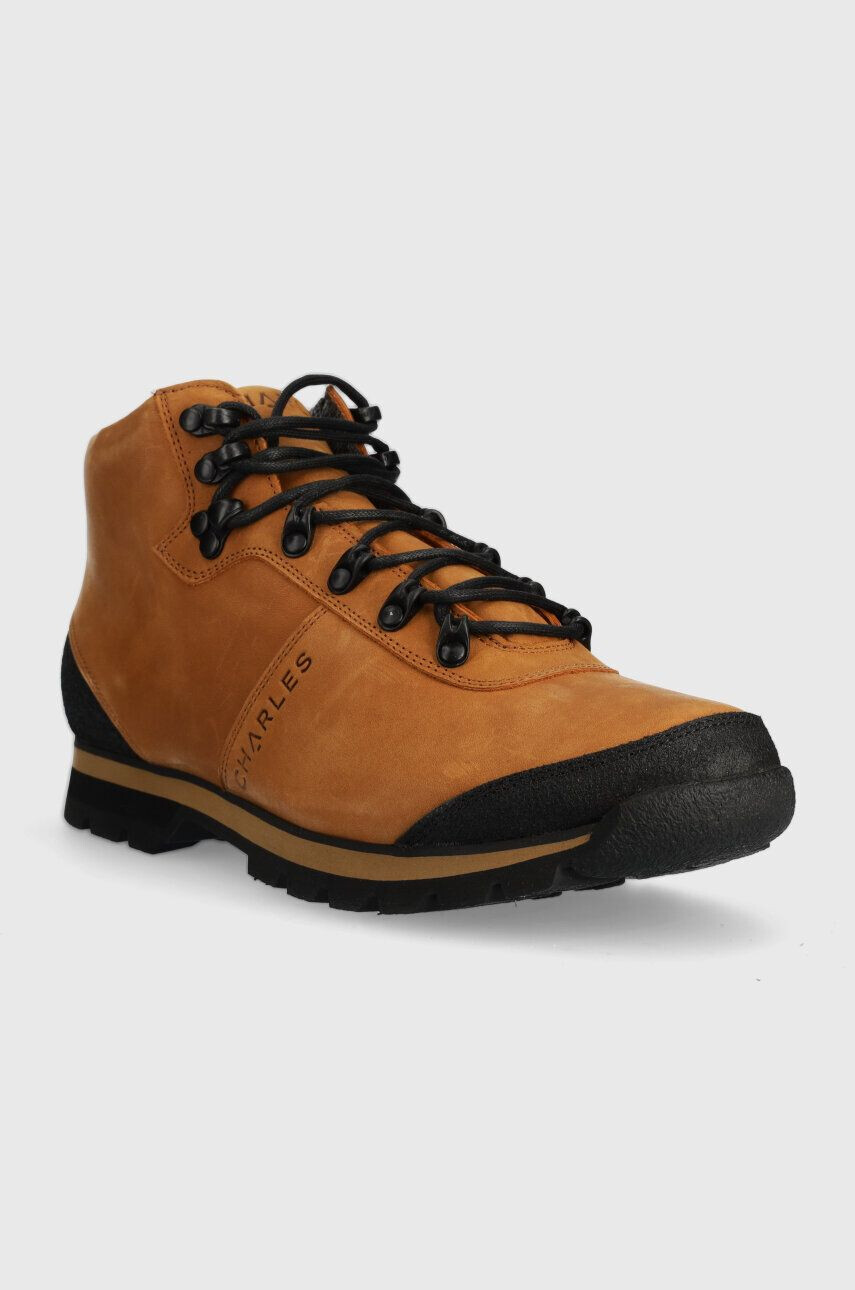 Charles Footwear pantofi de piele intoarsa Carney barbati culoarea maro Carney.Hiker.Yellow - Pled.ro