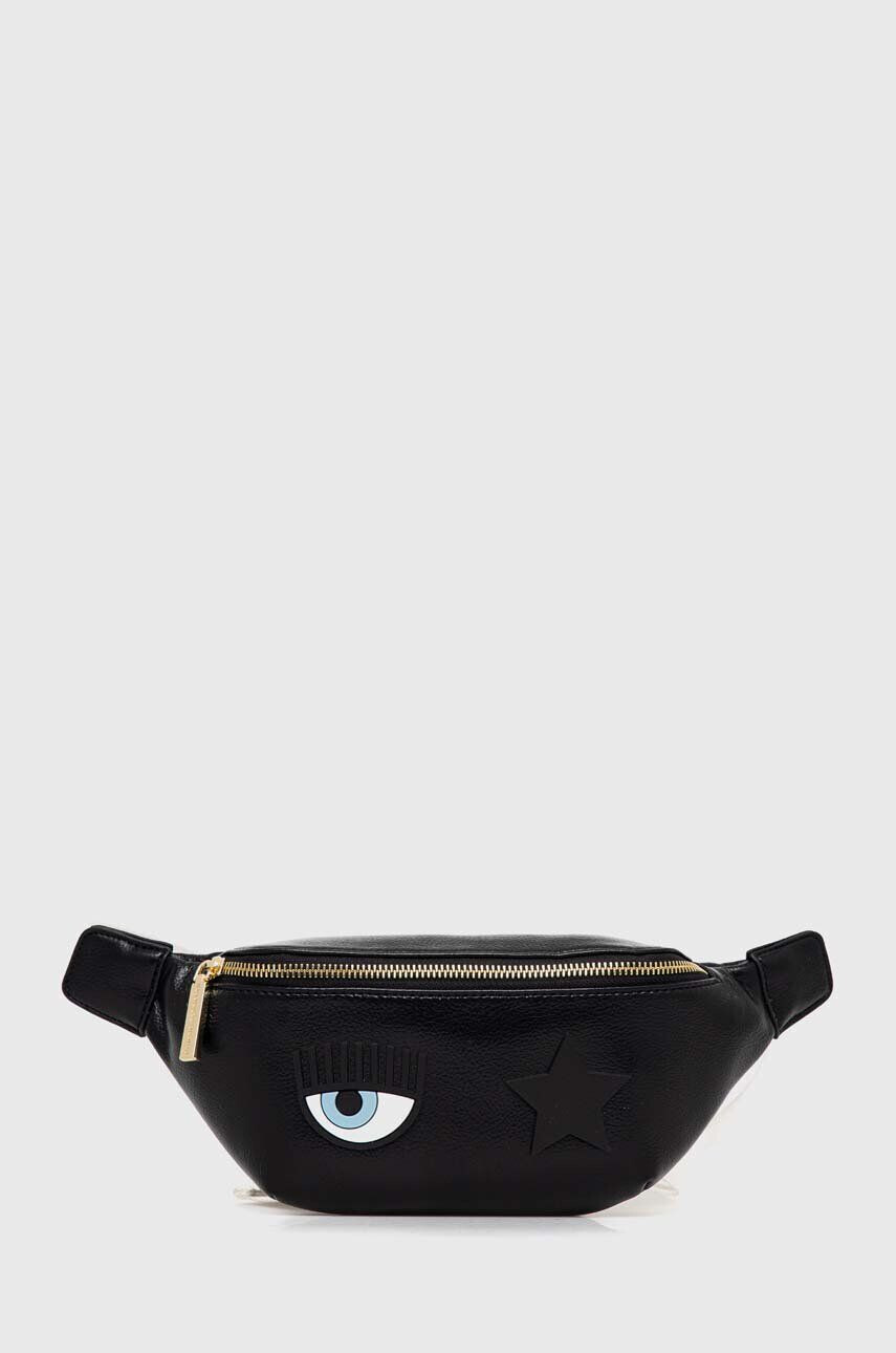 Chiara Ferragni borseta culoarea negru - Pled.ro