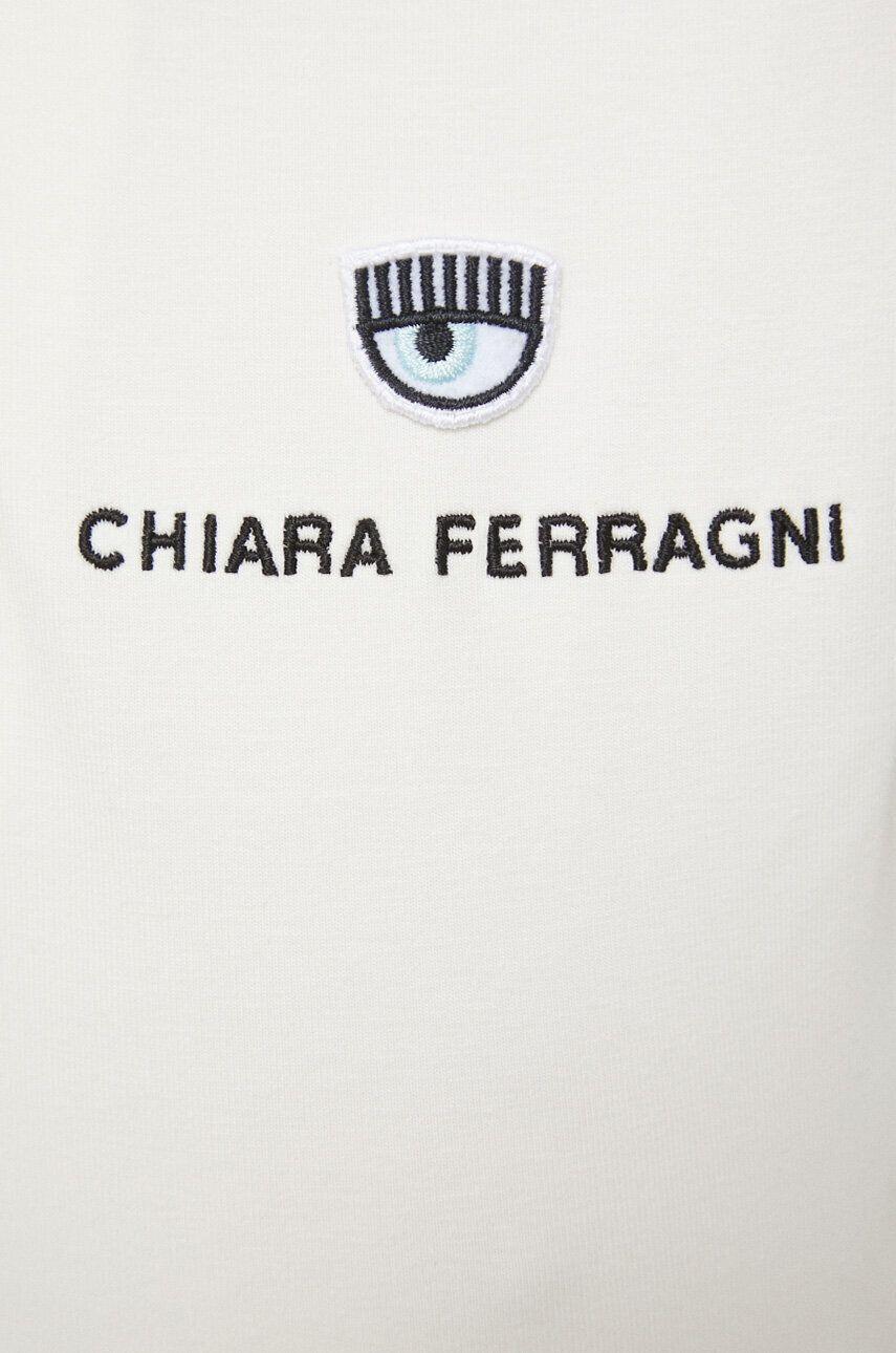 Chiara Ferragni rochie Logo Classic culoarea bej mini mulata - Pled.ro