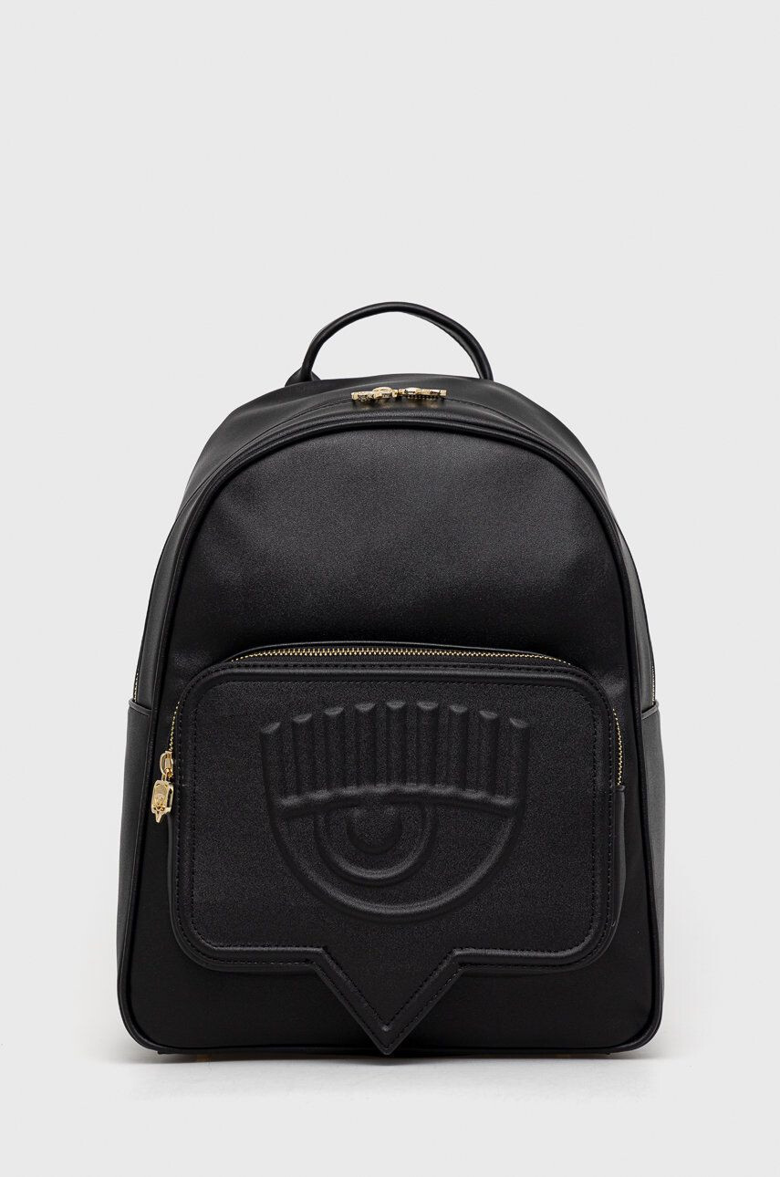 Chiara Ferragni rucsac femei culoarea negru mic neted - Pled.ro