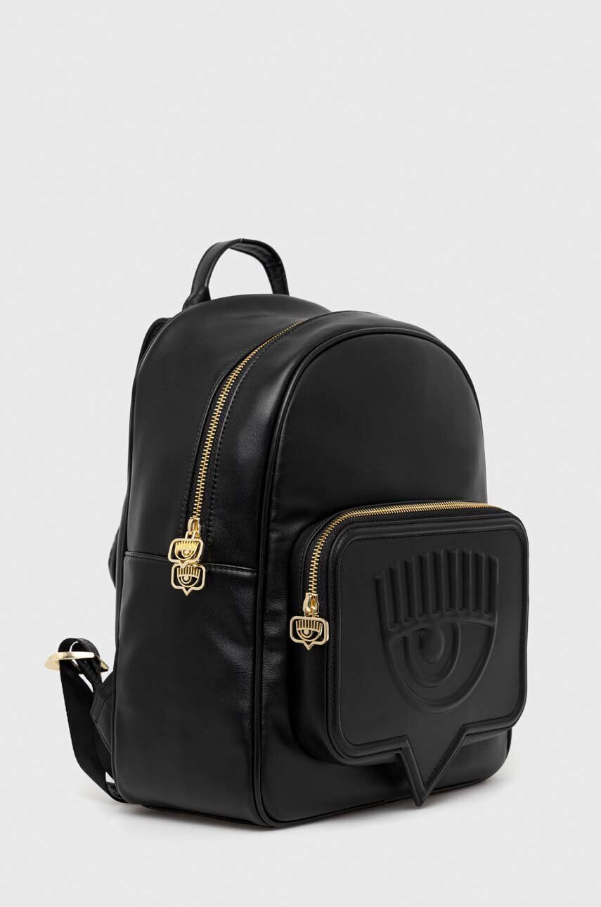 Chiara Ferragni rucsac femei culoarea negru mic neted - Pled.ro