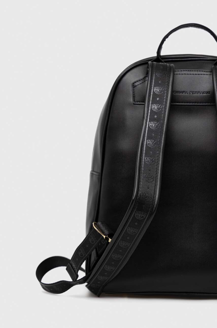 Chiara Ferragni rucsac femei culoarea negru mic neted - Pled.ro