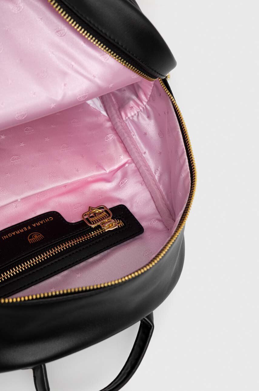 Chiara Ferragni rucsac femei culoarea negru mic neted - Pled.ro