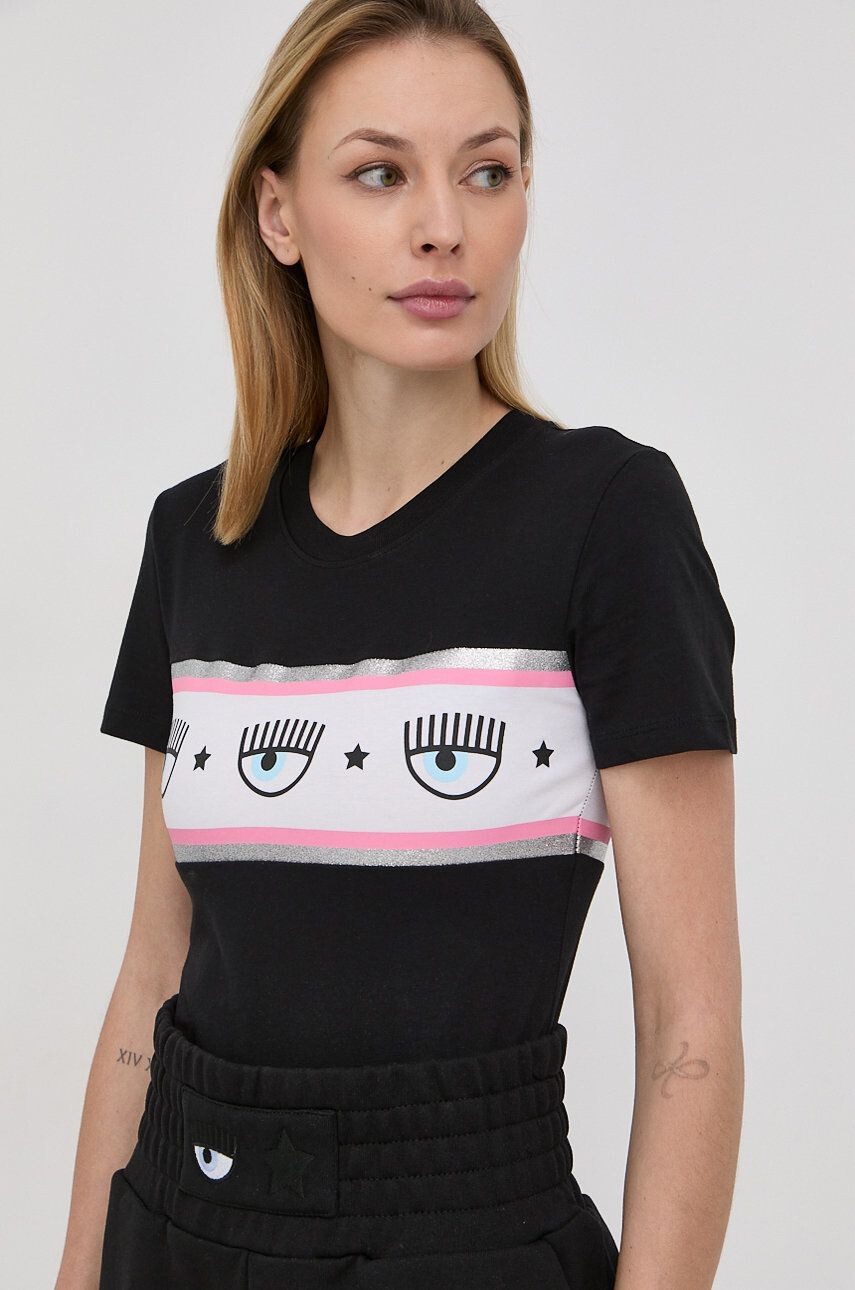 Chiara Ferragni tricou din bumbac - Pled.ro