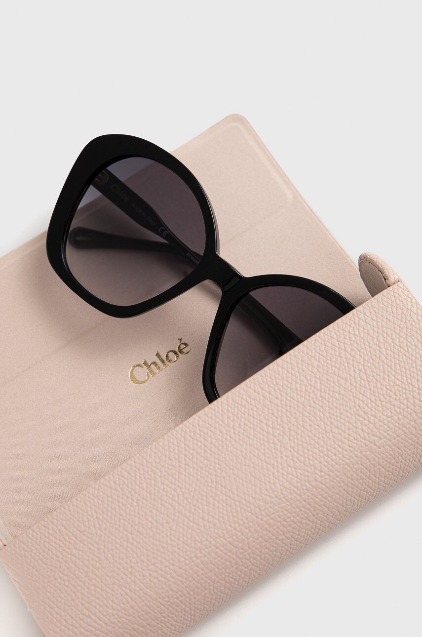 Chloe Chloé ochelari de soare femei culoarea negru - Pled.ro