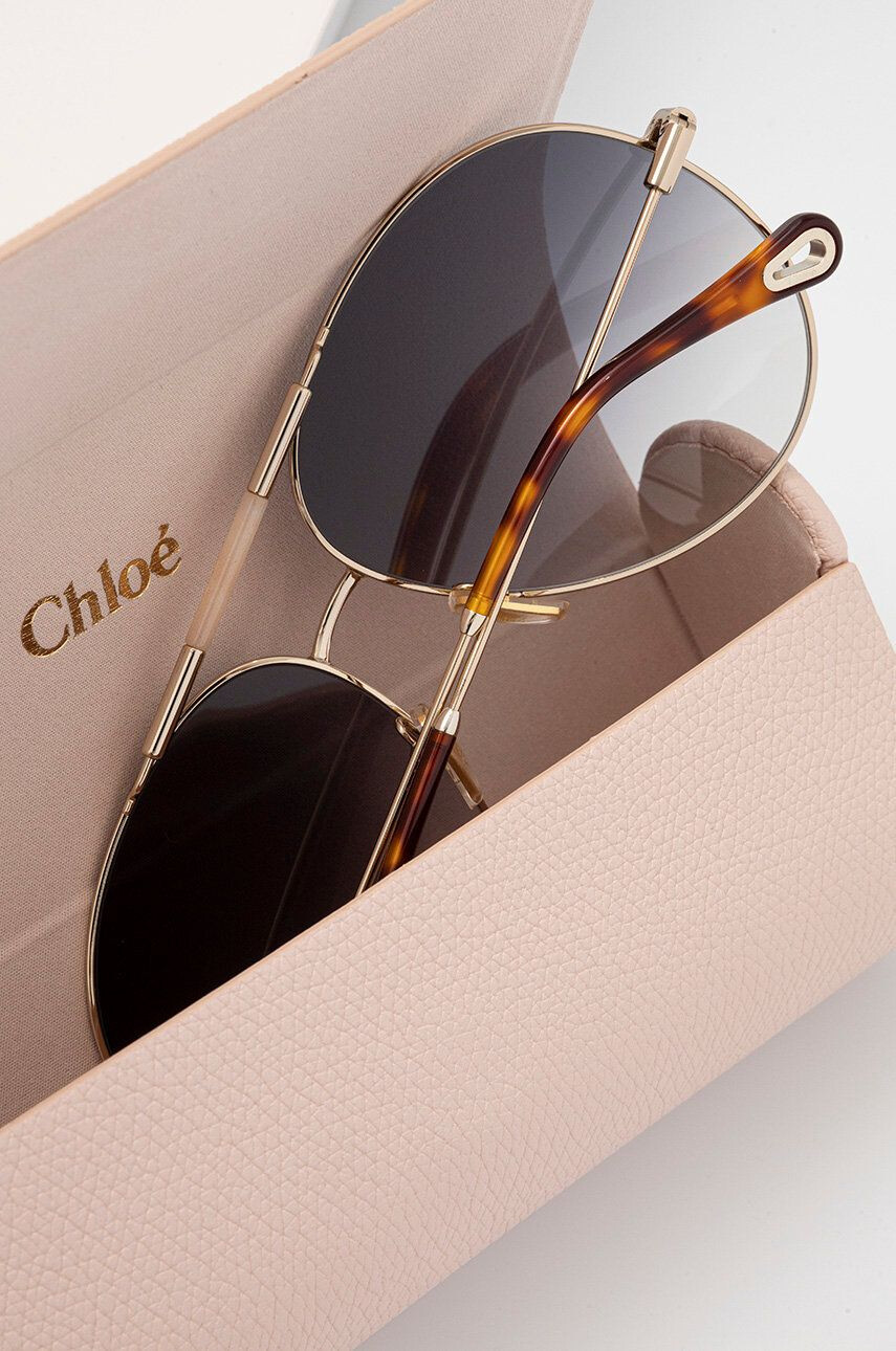 Chloe Chloé ochelari de soare femei culoarea auriu - Pled.ro