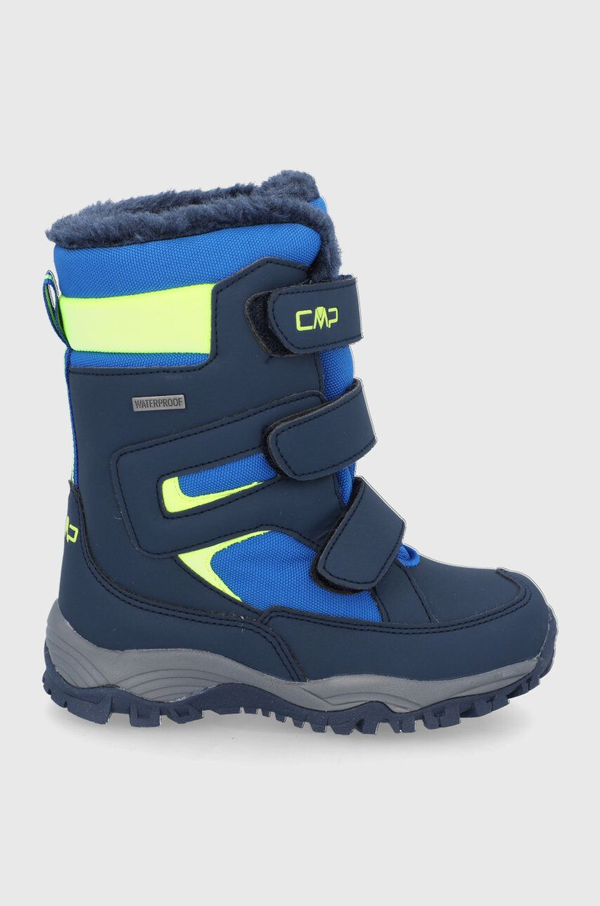 CMP cizme de iarna copii KIDS HEXIS SNOW BOOT WP culoarea albastru marin - Pled.ro