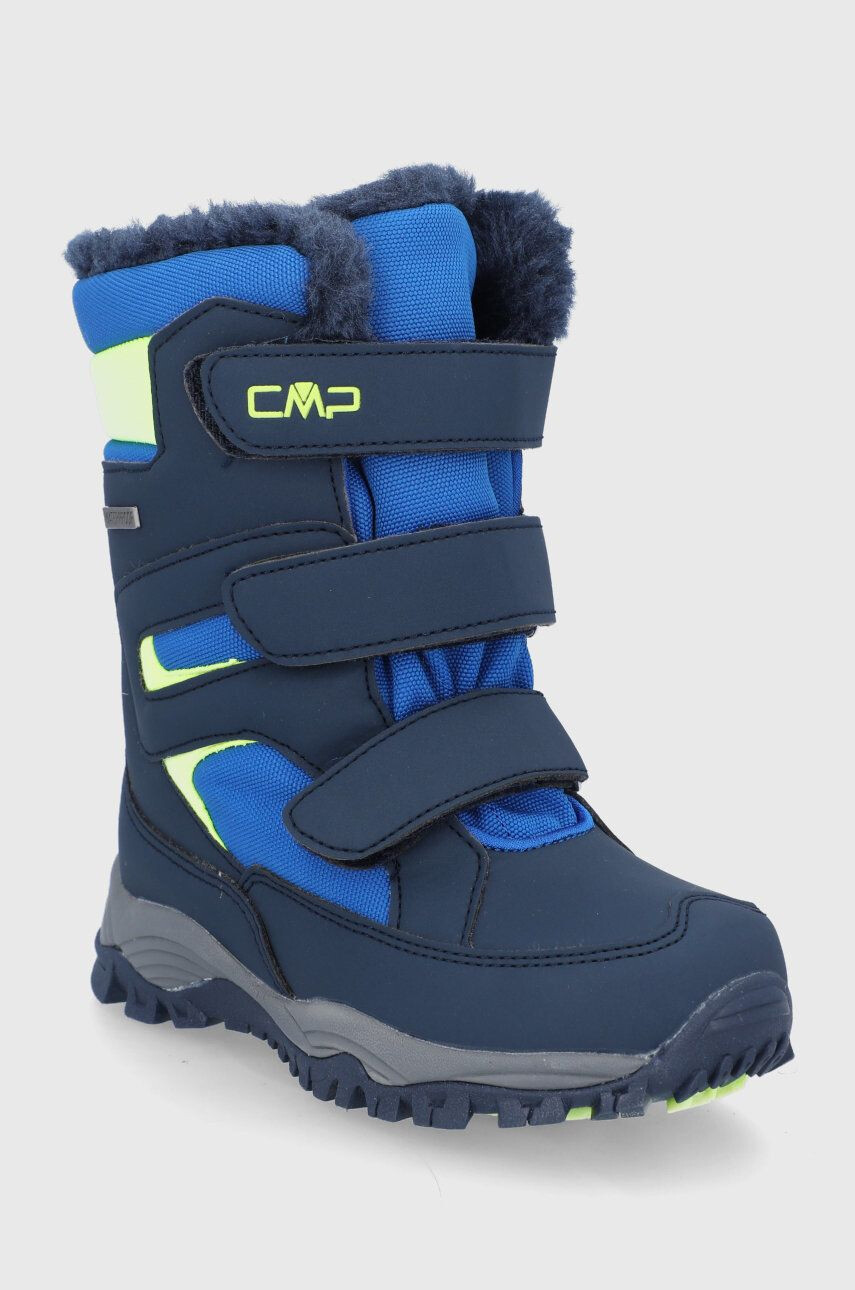 CMP cizme de iarna copii KIDS HEXIS SNOW BOOT WP culoarea albastru marin - Pled.ro