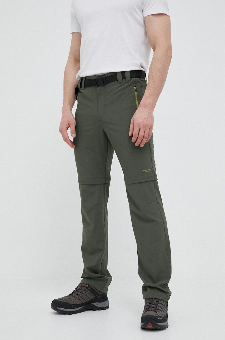 CMP pantaloni barbati culoarea verde drept - Pled.ro