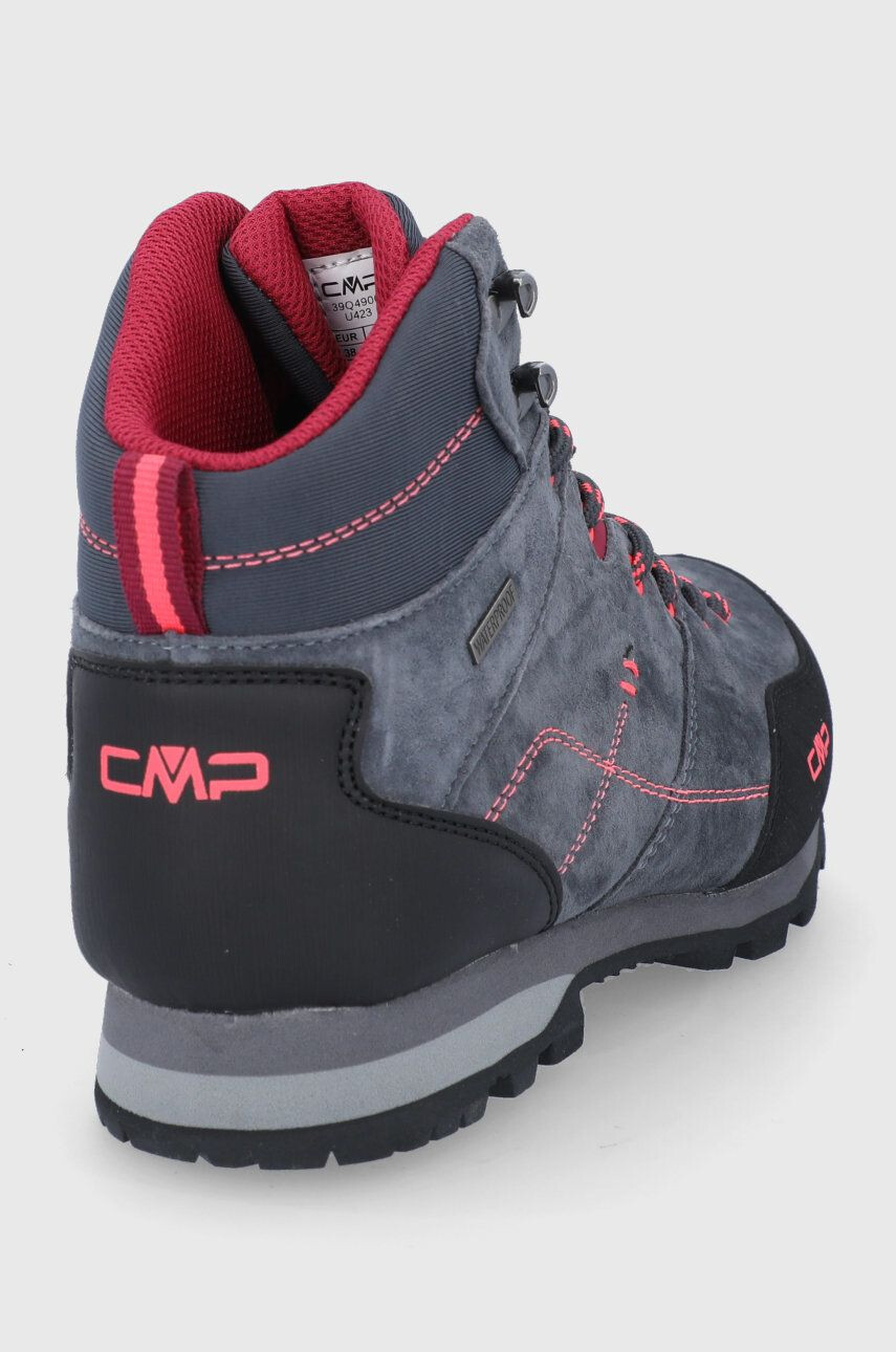 CMP pantofi ALCOR MID WMN TREKKING SHOE WP femei culoarea gri - Pled.ro