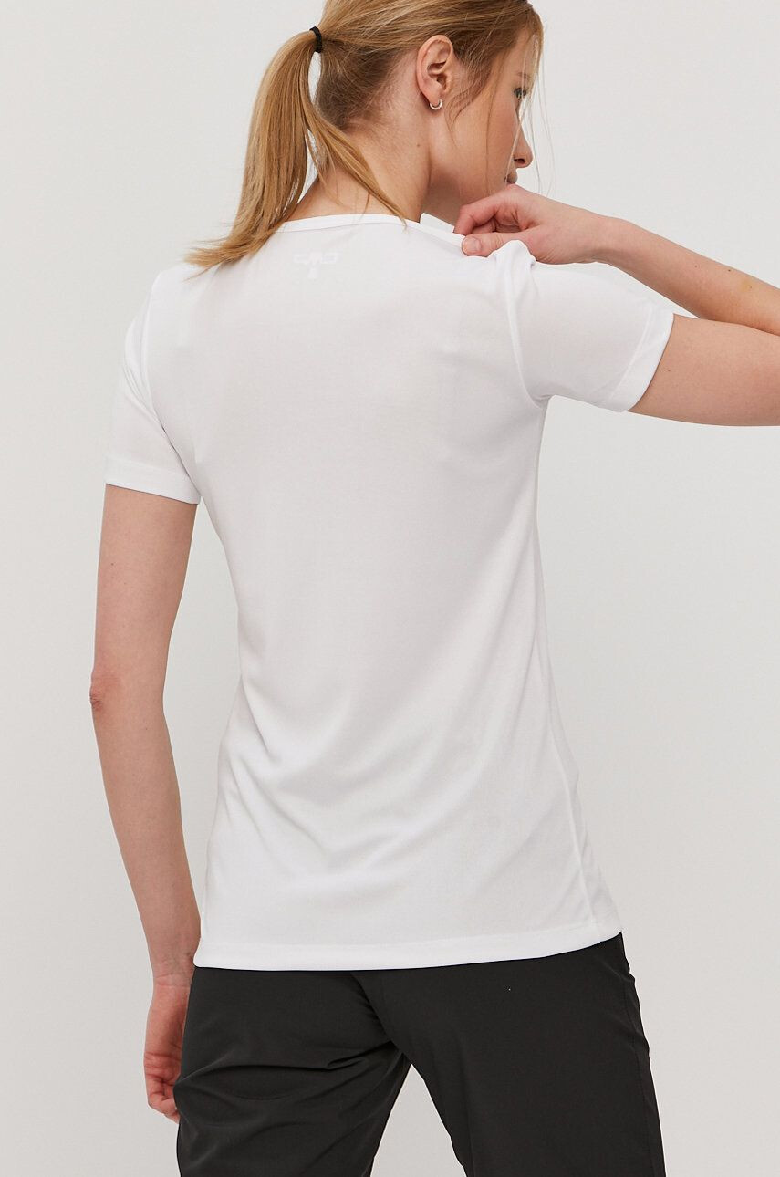 CMP tricou culoarea alb - Pled.ro