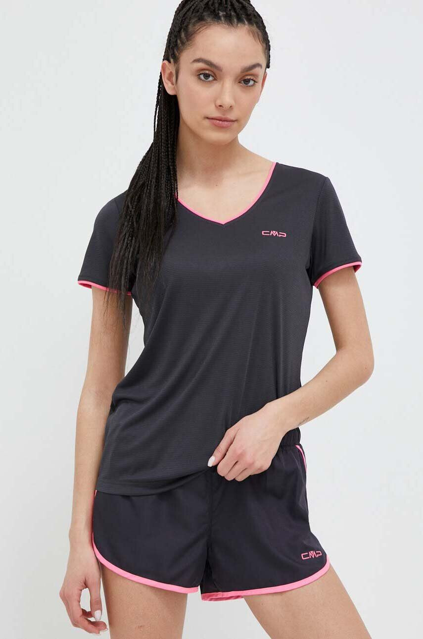 CMP tricou sport culoarea gri - Pled.ro