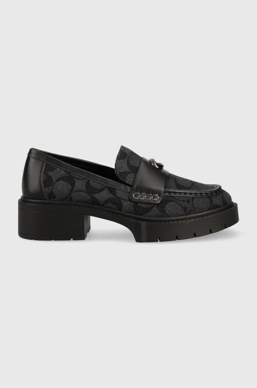 Coach mocasini Leah Denim Loafer - Pled.ro