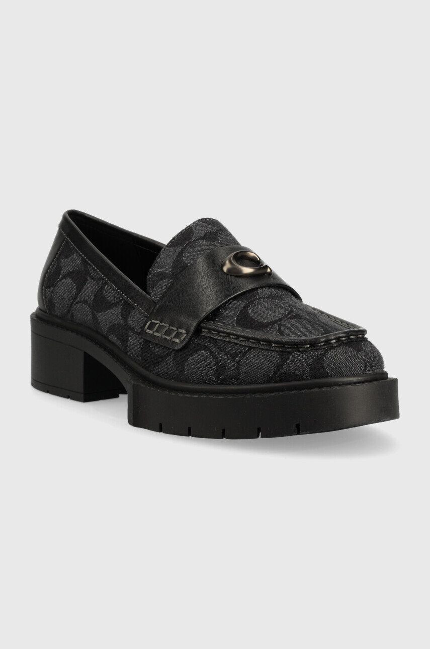 Coach mocasini Leah Denim Loafer - Pled.ro