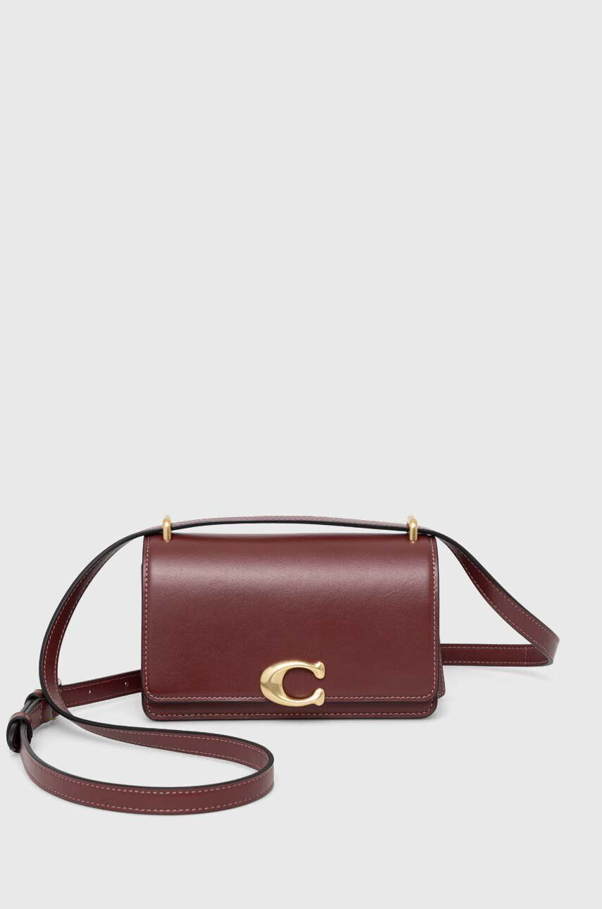 Coach poseta de piele Bandit Crossbody culoarea negru - Pled.ro