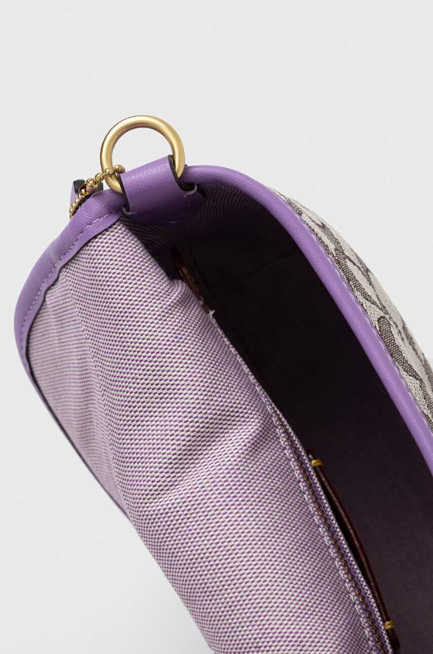 Coach poseta Soho culoarea violet - Pled.ro