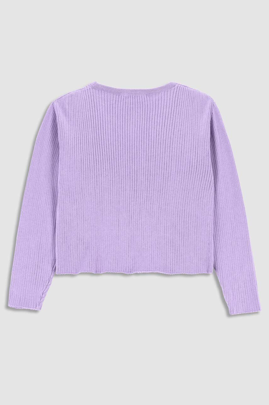 Coccodrillo cardigan copii culoarea violet light - Pled.ro