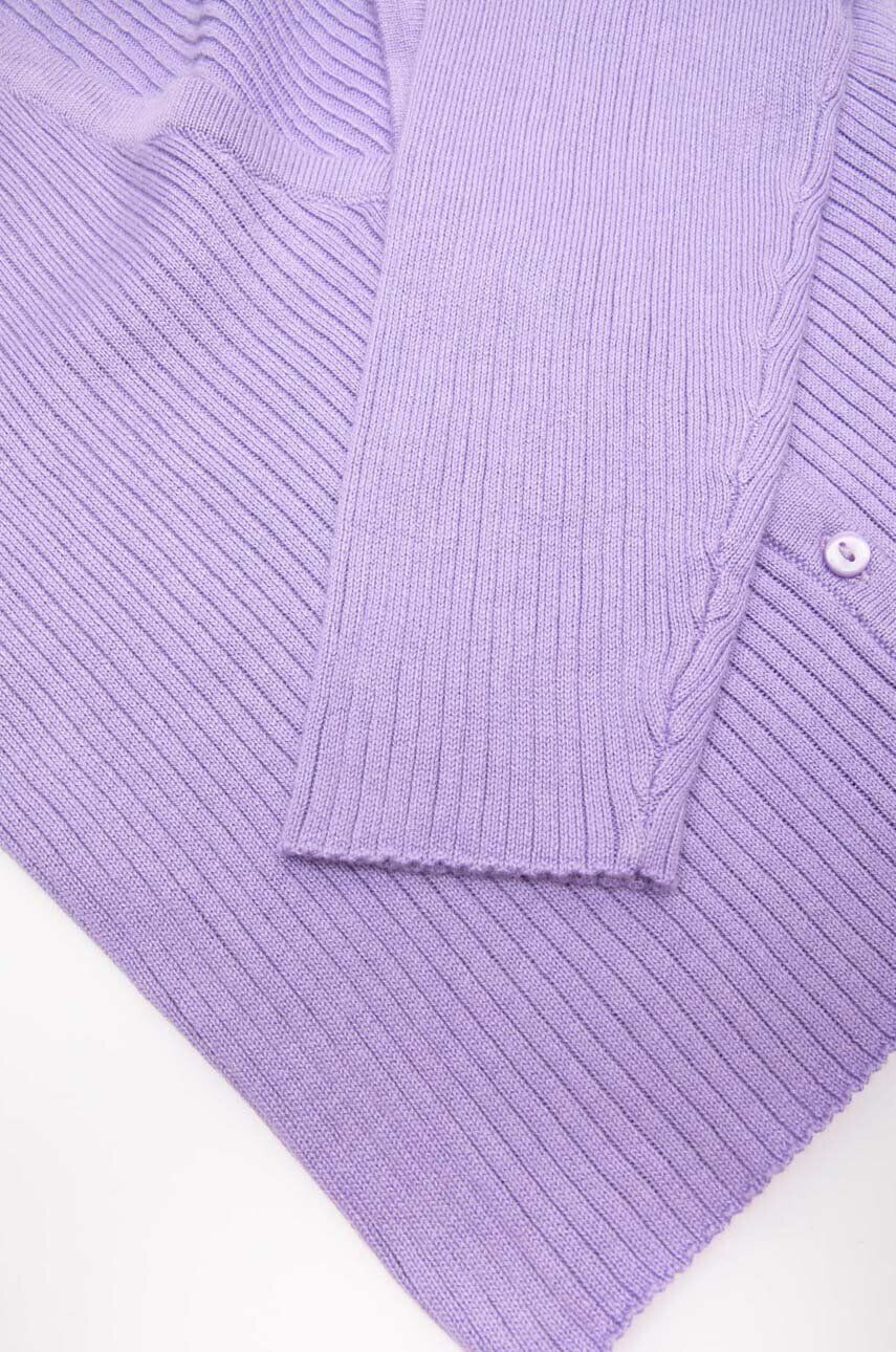 Coccodrillo cardigan copii culoarea violet light - Pled.ro