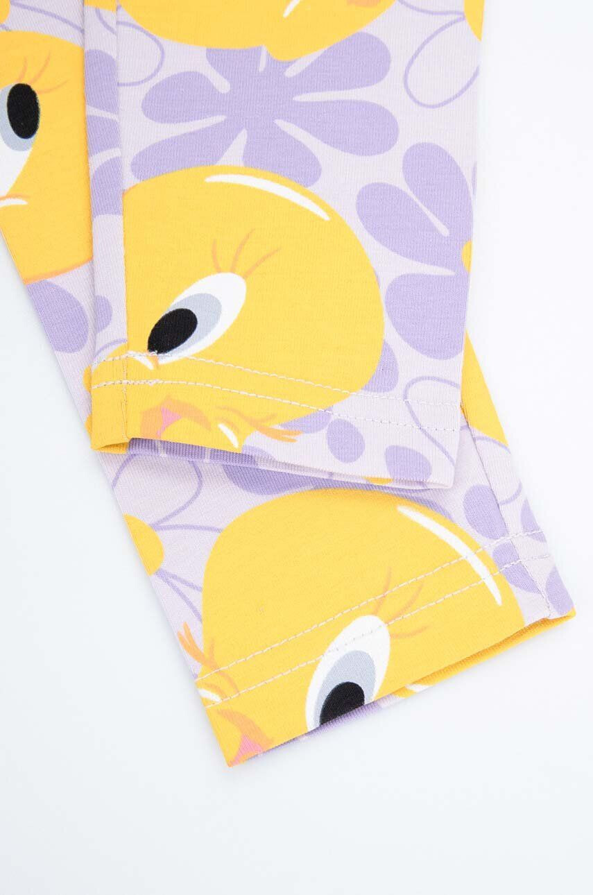 Coccodrillo leggins copii x Looney Tunes culoarea violet modelator - Pled.ro