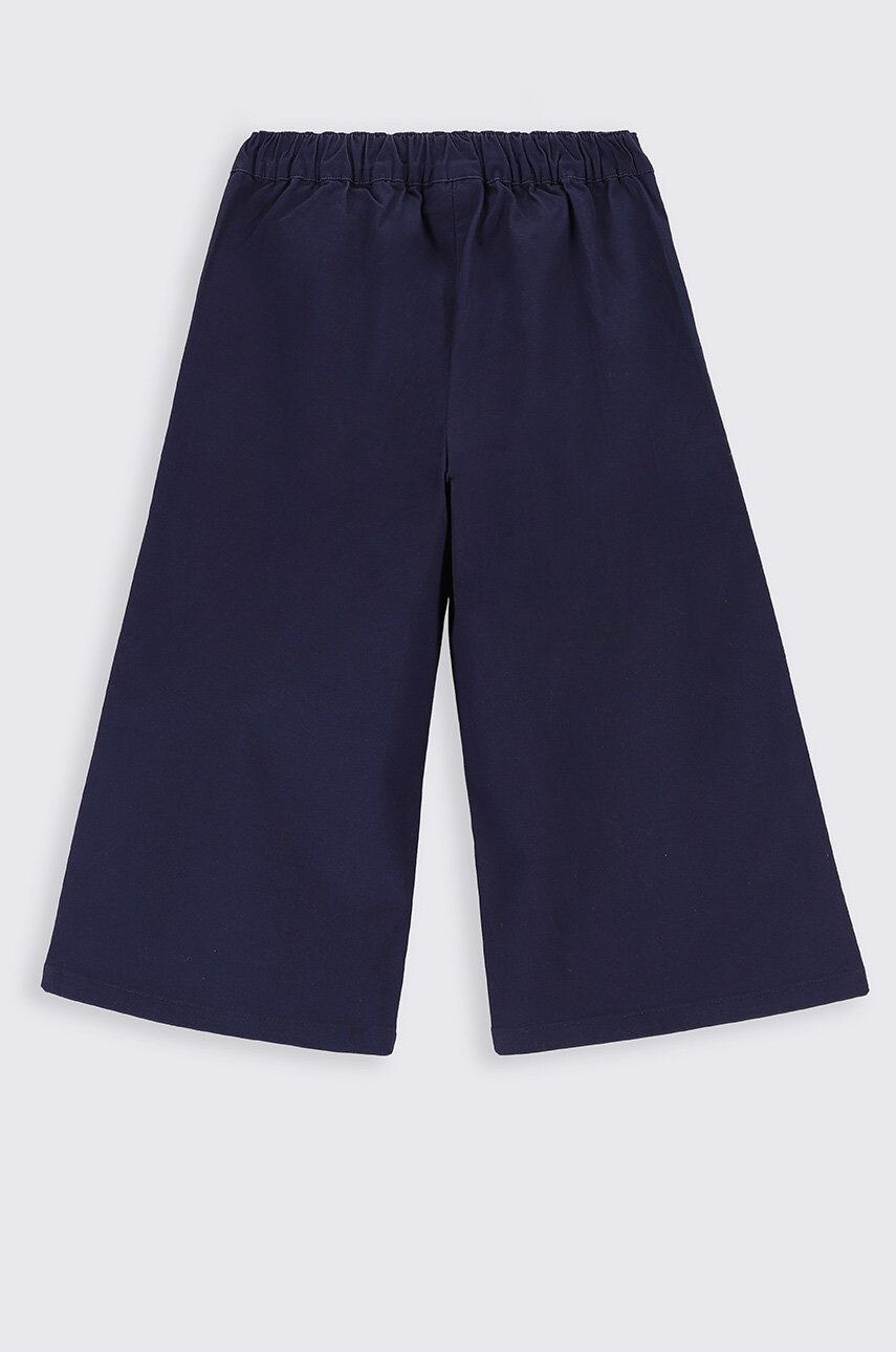 Coccodrillo pantaloni copii culoarea albastru marin neted - Pled.ro