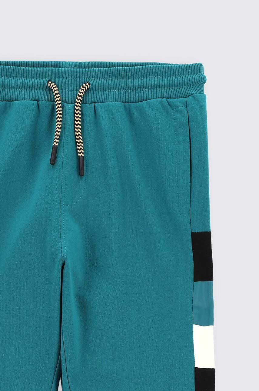 Coccodrillo pantaloni de trening din bumbac pentru copii culoarea gri cu imprimeu - Pled.ro