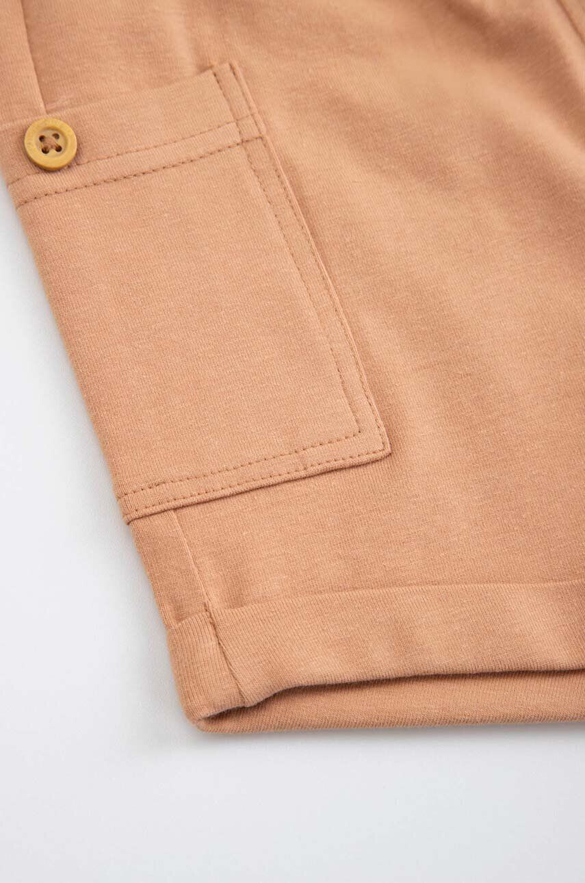 Coccodrillo pantaloni scurti bebe culoarea portocaliu - Pled.ro