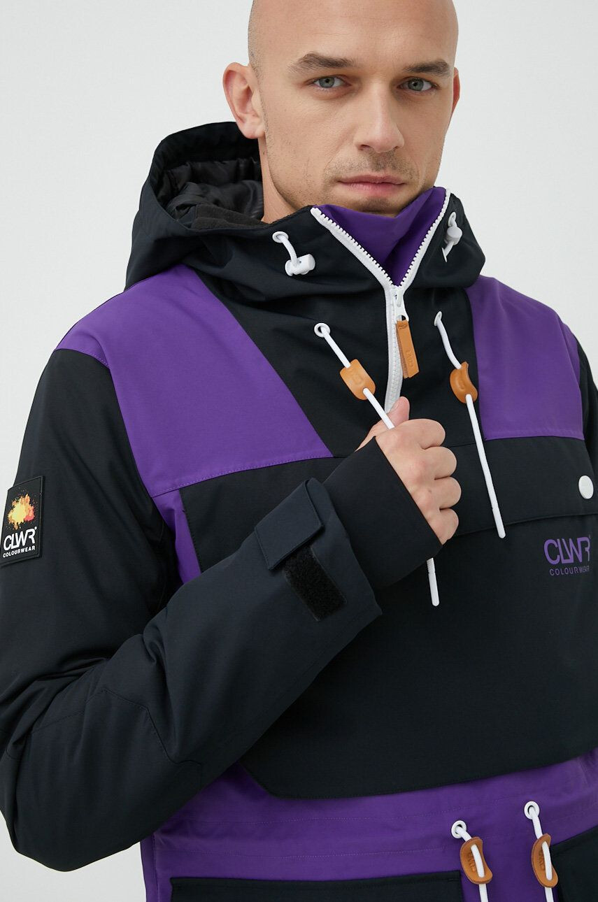 Colourwear geaca de snowboard Essential culoarea violet - Pled.ro