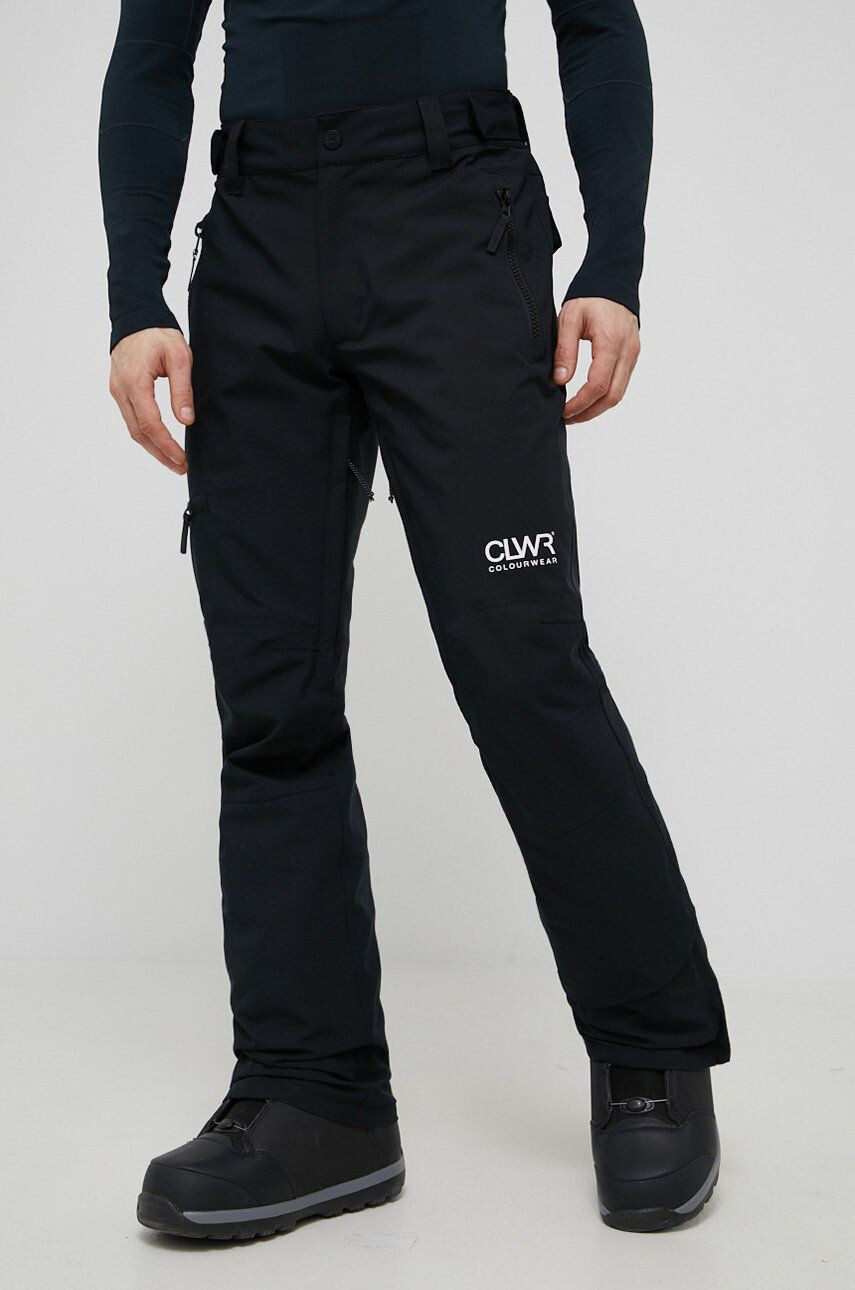 Colourwear pantaloni barbati culoarea negru - Pled.ro