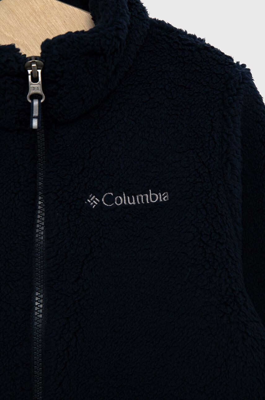 Columbia Bluză copii culoarea albastru marin material neted - Pled.ro