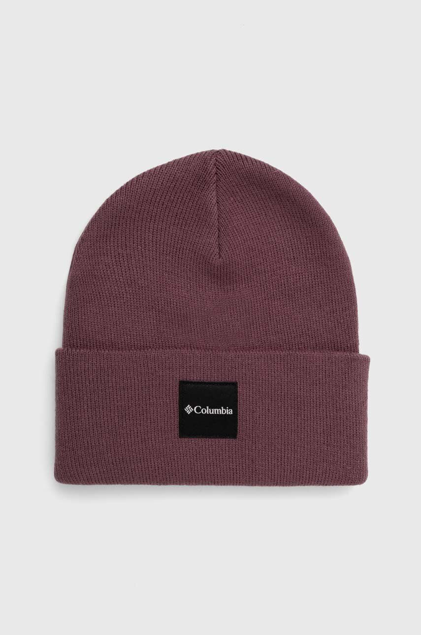 Columbia căciulă City Trek Heavyweight Beanie culoarea violet din tricot gros 1911251 - Pled.ro