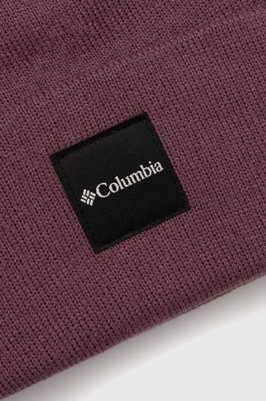 Columbia căciulă City Trek Heavyweight Beanie culoarea violet din tricot gros 1911251 - Pled.ro