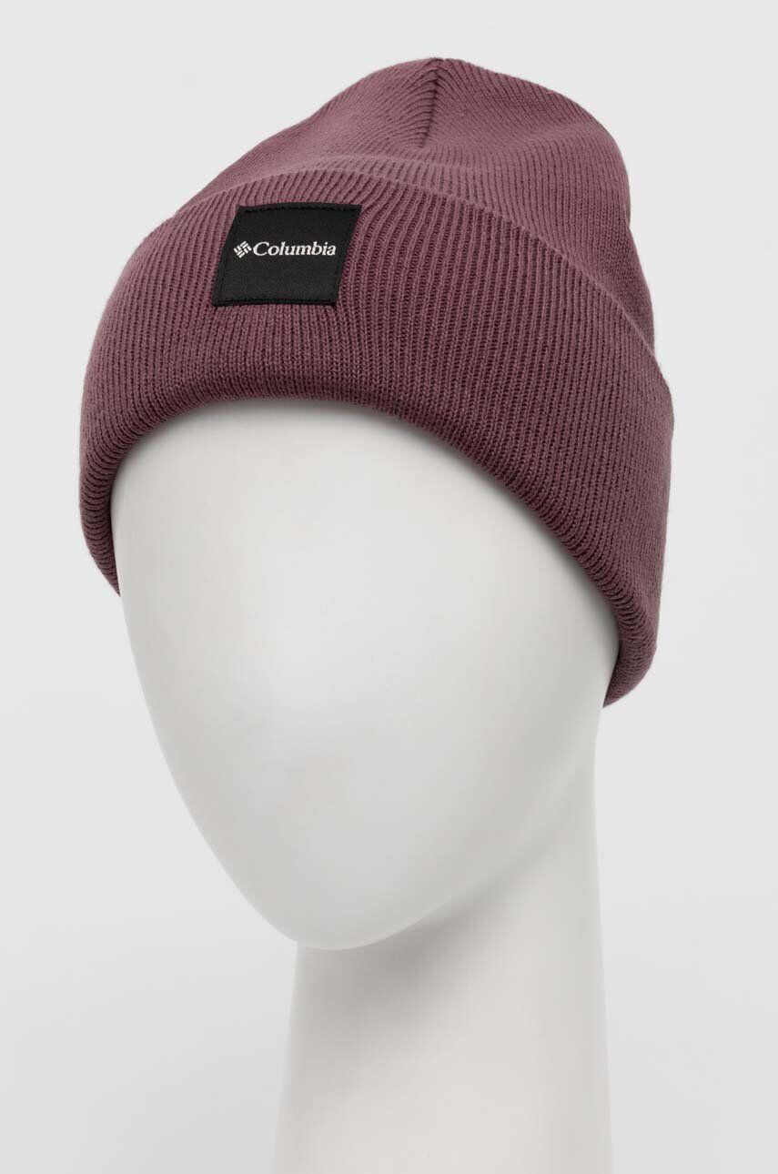 Columbia căciulă City Trek Heavyweight Beanie culoarea violet din tricot gros 1911251 - Pled.ro