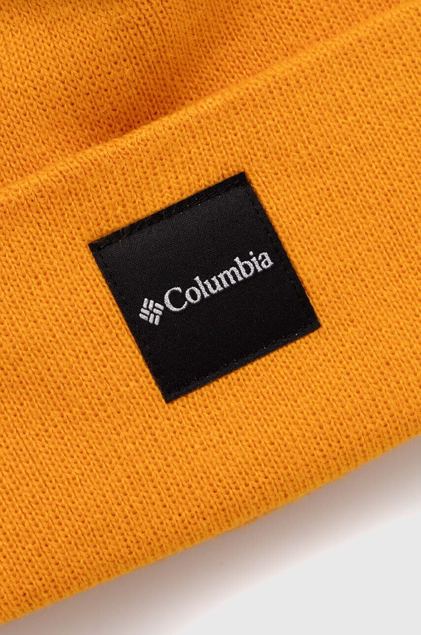 Columbia căciulă City Trek Heavyweight Beanie culoarea portocaliu din tricot gros 1911251 - Pled.ro