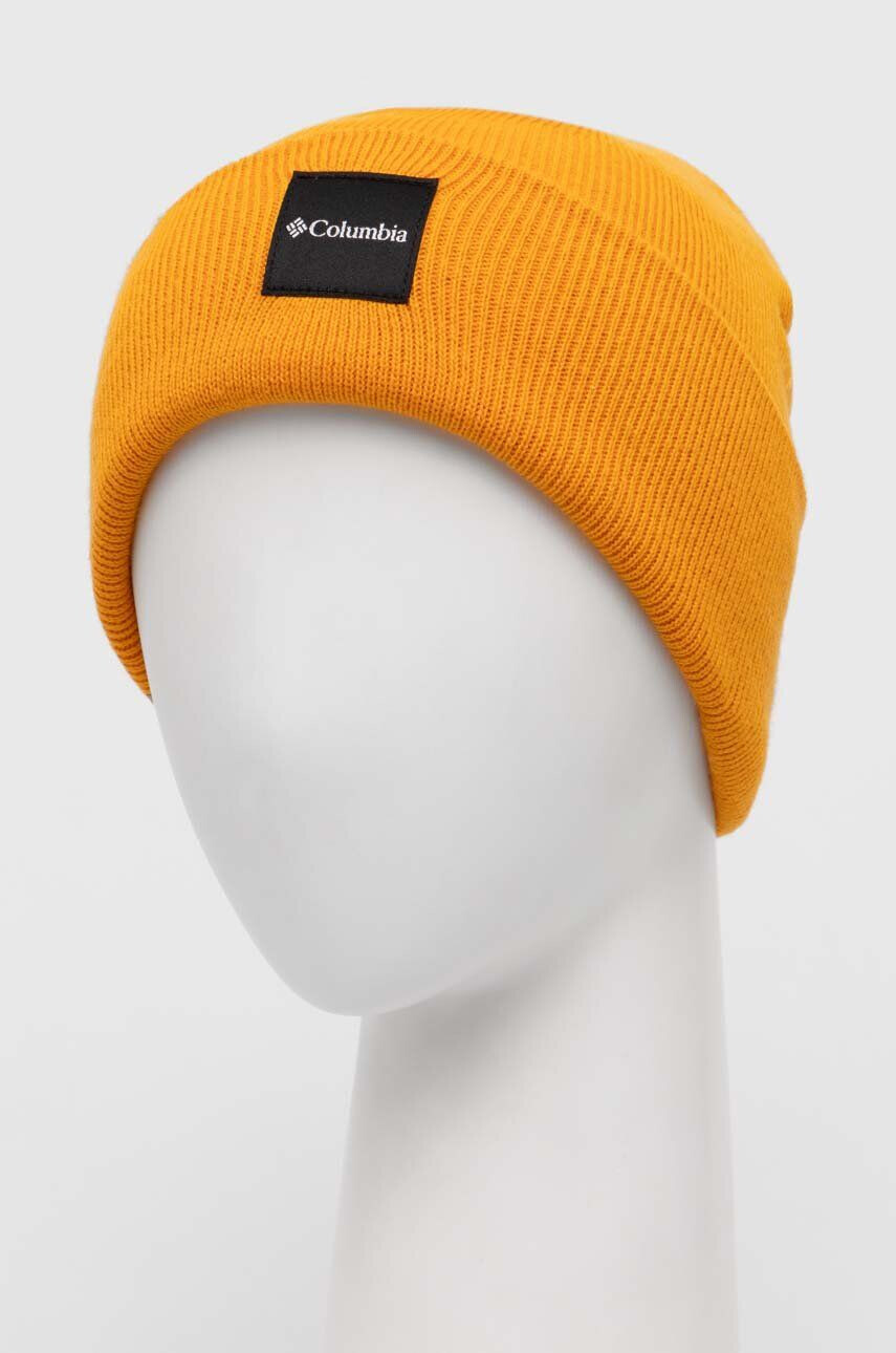 Columbia căciulă City Trek Heavyweight Beanie culoarea portocaliu din tricot gros 1911251 - Pled.ro