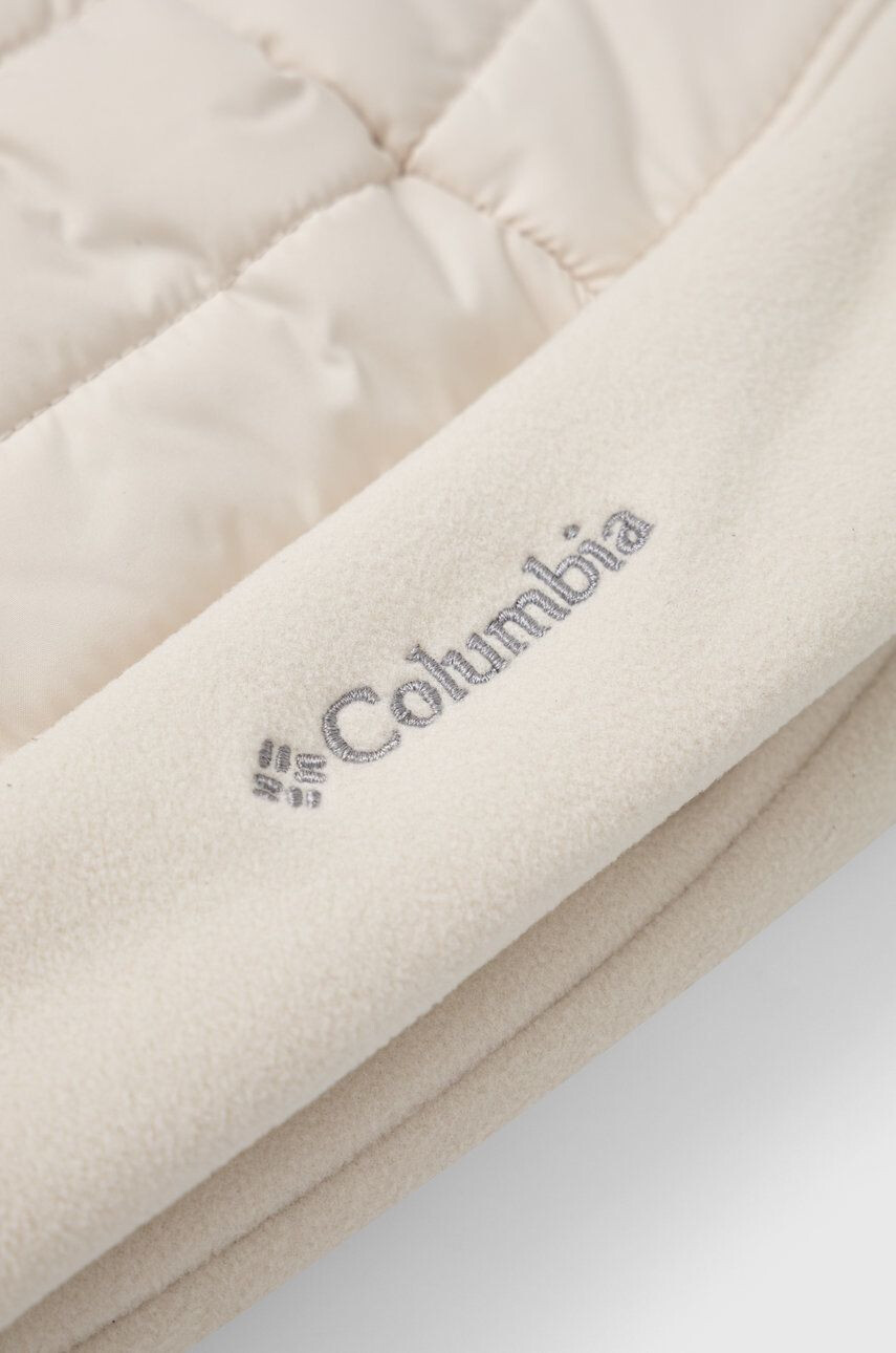 Columbia caciula Powder Lite culoarea bej din tricot gros - Pled.ro