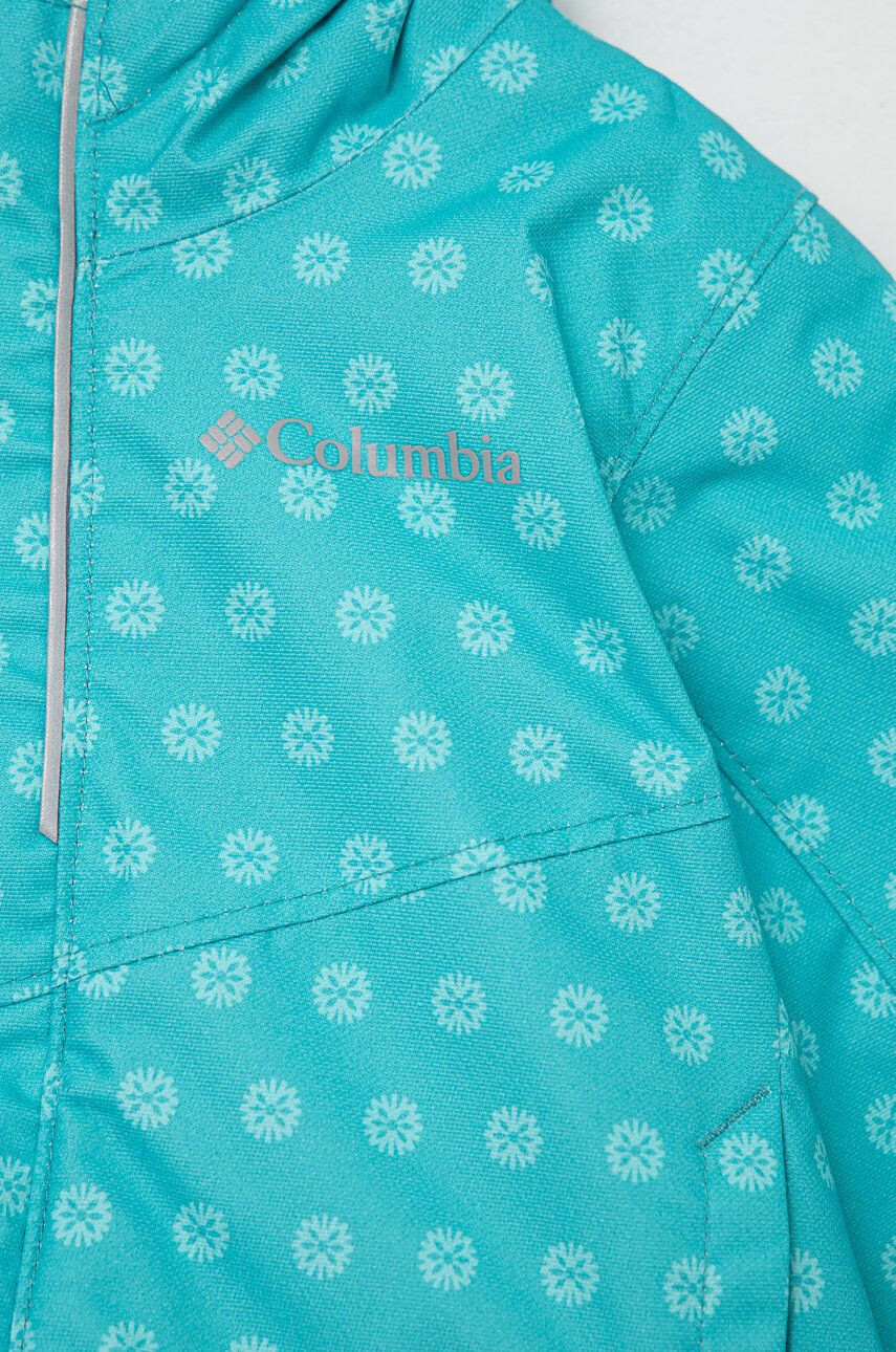 Columbia combinezon bebe culoarea turcoaz - Pled.ro