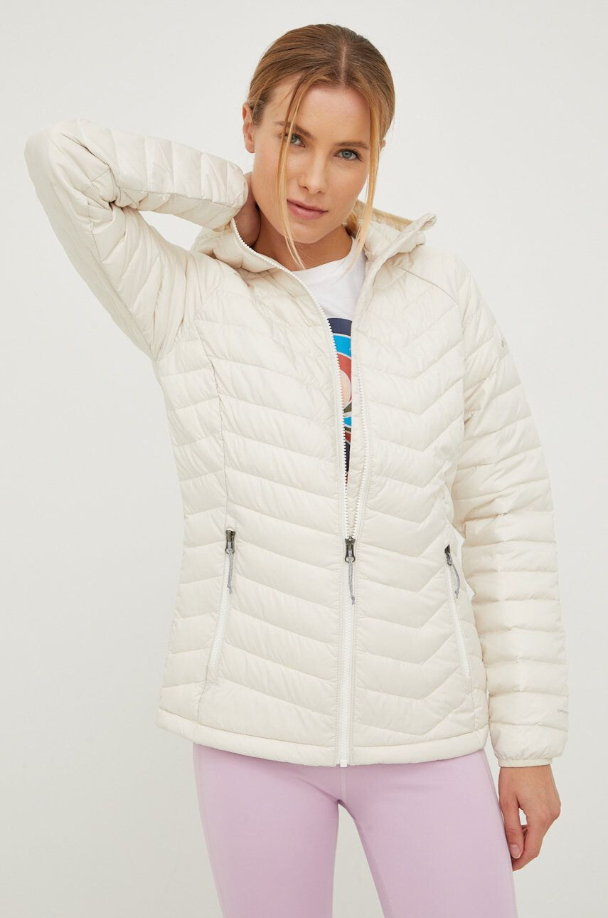 Columbia geacă M Puffect II Jacket bărbați culoarea bej de iarnă 2025821 - Pled.ro