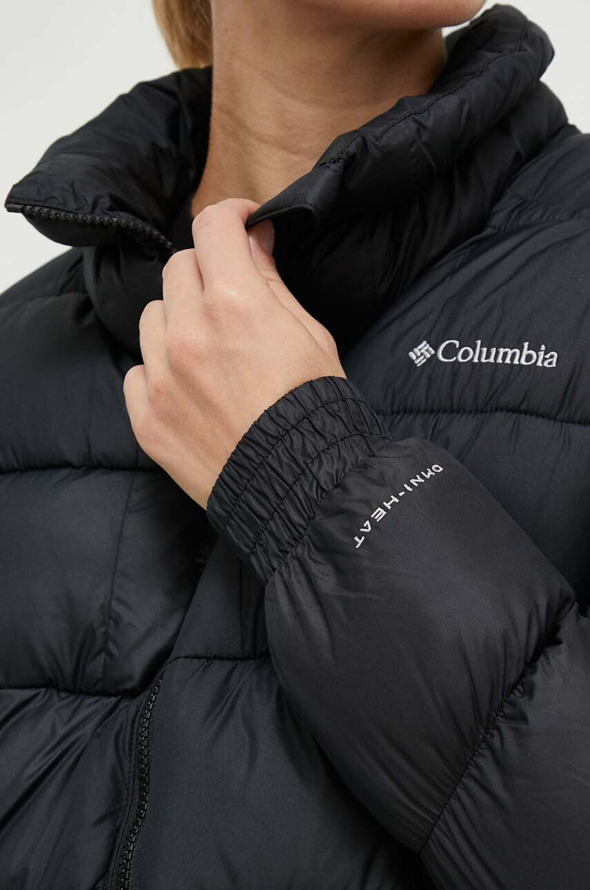 Columbia geaca femei culoarea negru de iarna - Pled.ro