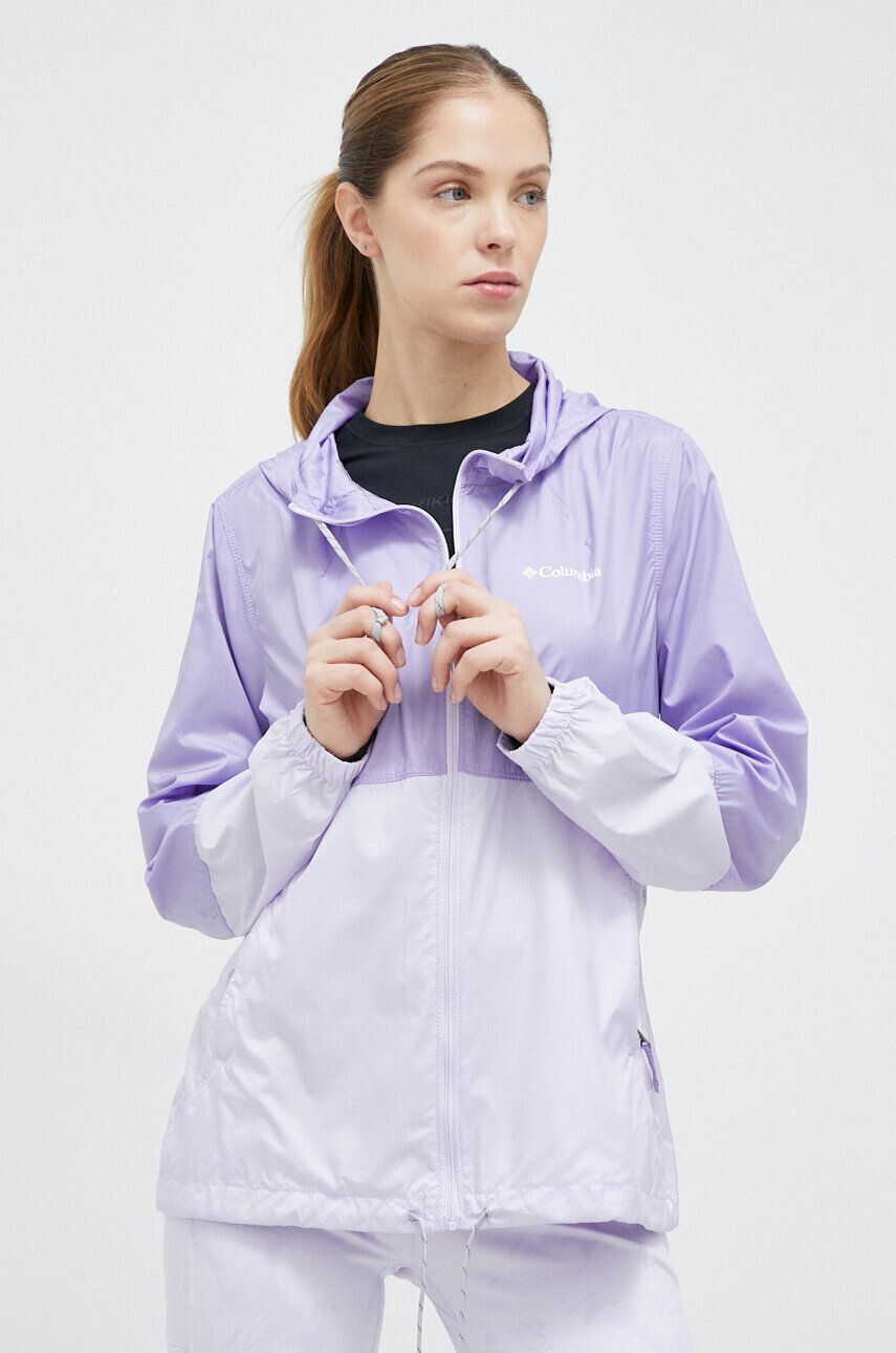 Columbia geacă Flash Forward Windbreaker frosted purple 1585911 1585911-691 - Pled.ro