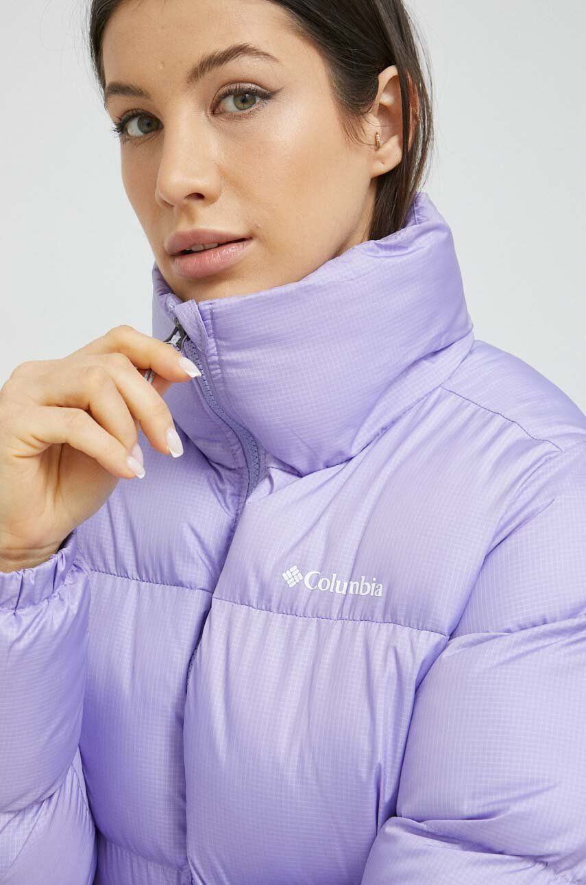 Columbia geacă Puffect Jacket femei culoarea violet de iarnă 1864781 - Pled.ro