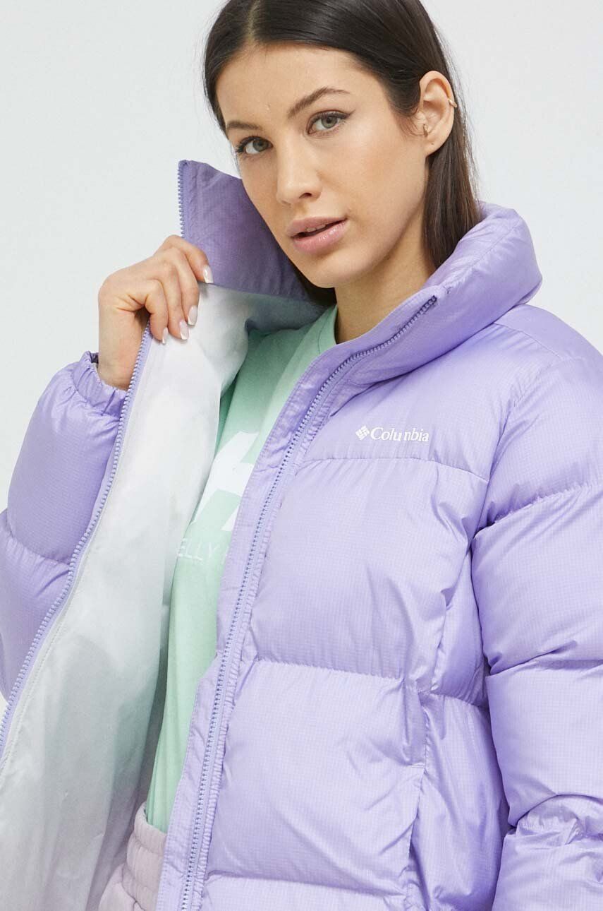 Columbia geacă Puffect Jacket femei culoarea violet de iarnă 1864781 - Pled.ro