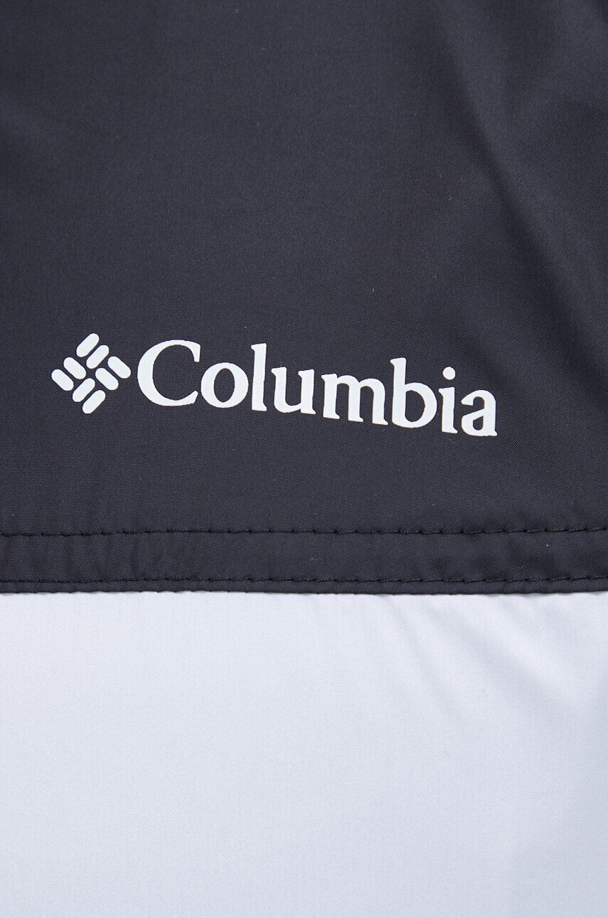 Columbia geaca femei culoarea alb de tranzitie - Pled.ro