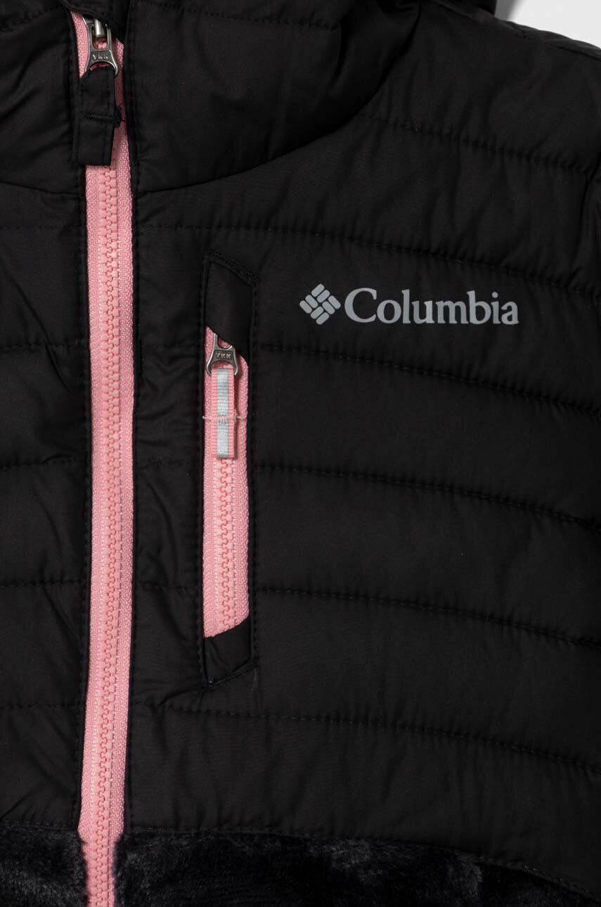 Columbia geaca copii culoarea negru - Pled.ro