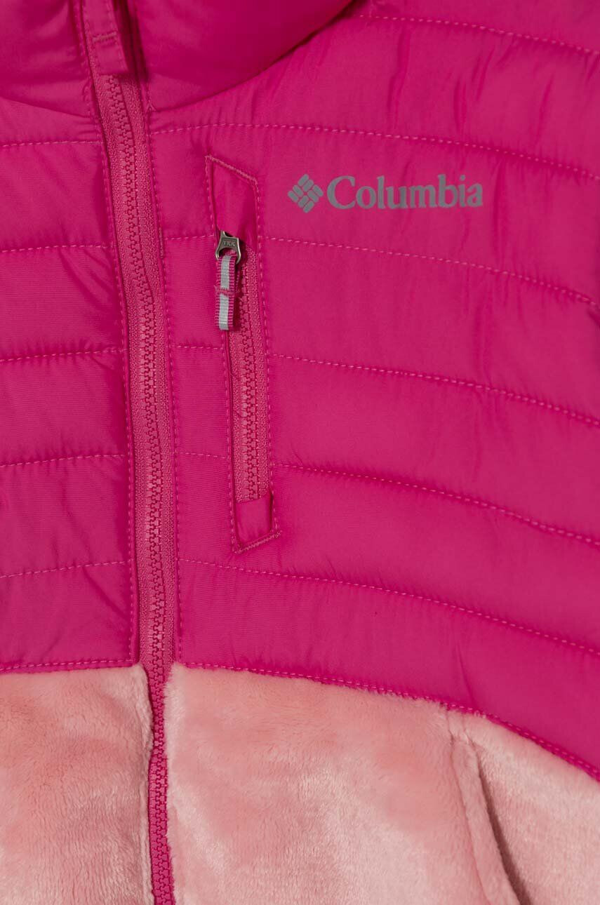 Columbia geaca copii culoarea roz - Pled.ro